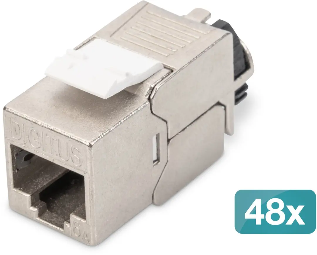 Digitus DN-93617-48 Keystone CAT 6A Inbouwmodule