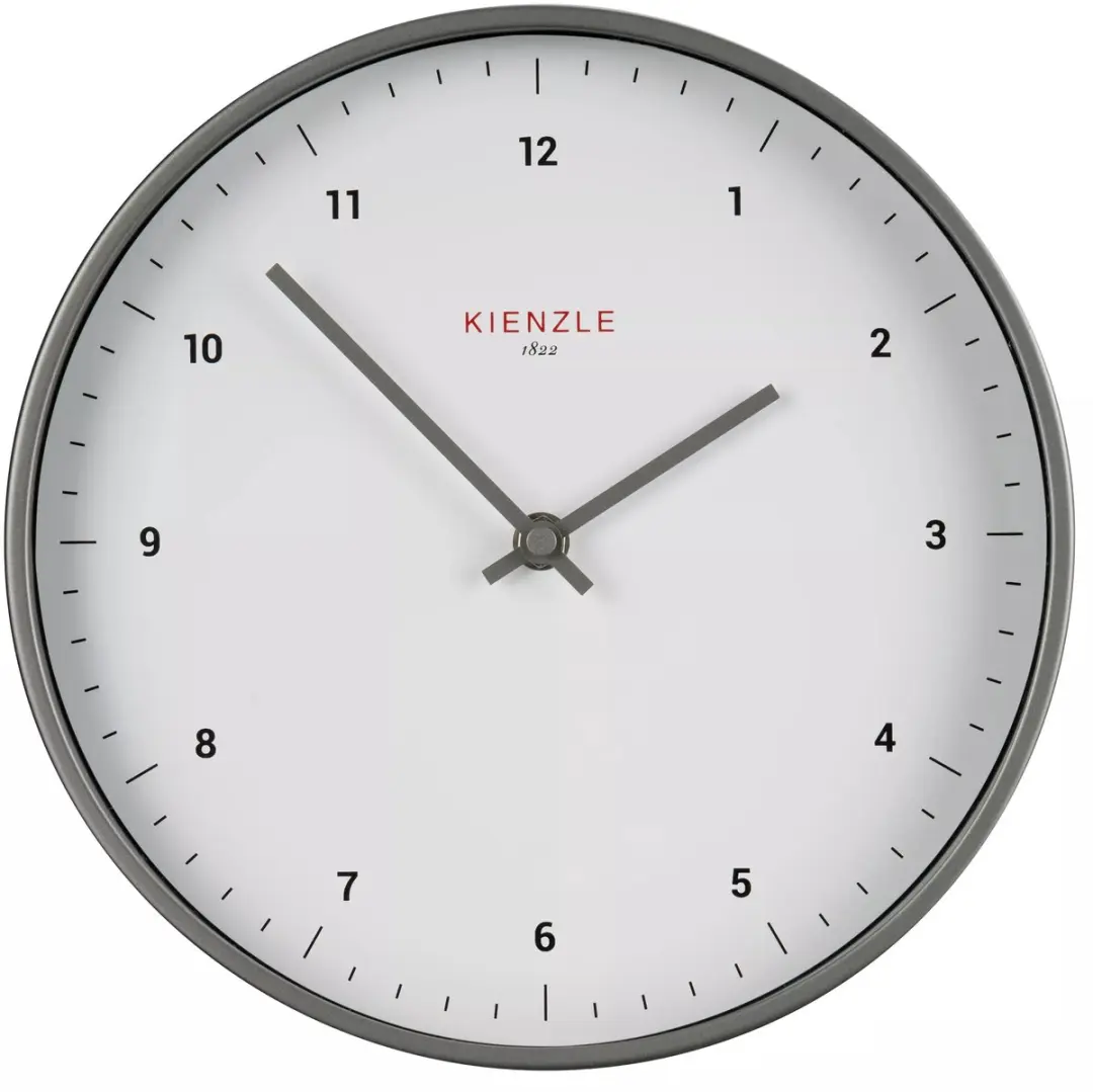 Bresser Kienzle Classic Wandklok 25cm - Radiogestuurd - Wit - afbeelding 3 van 4