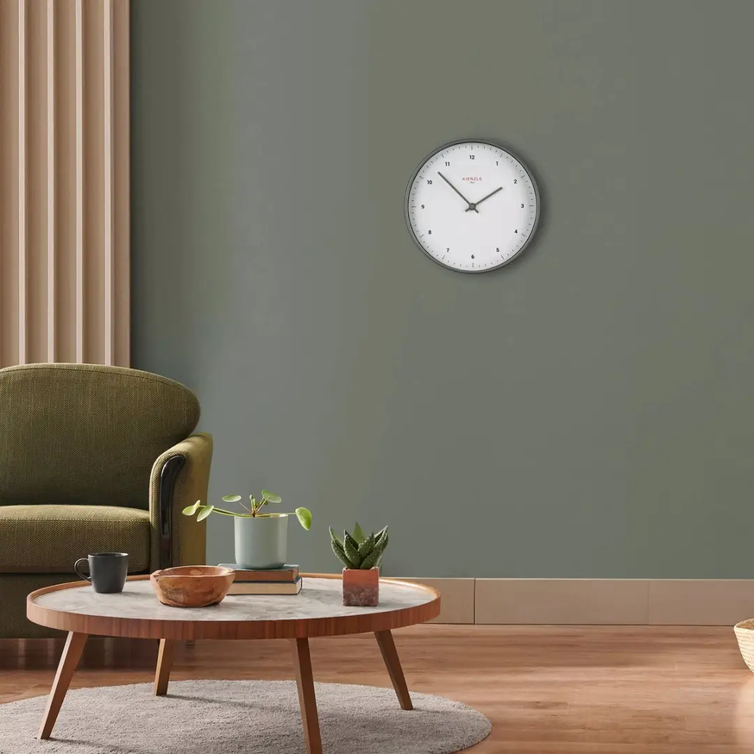 Bresser Kienzle Classic Wandklok 25cm - Radiogestuurd - Wit - afbeelding 2 van 4
