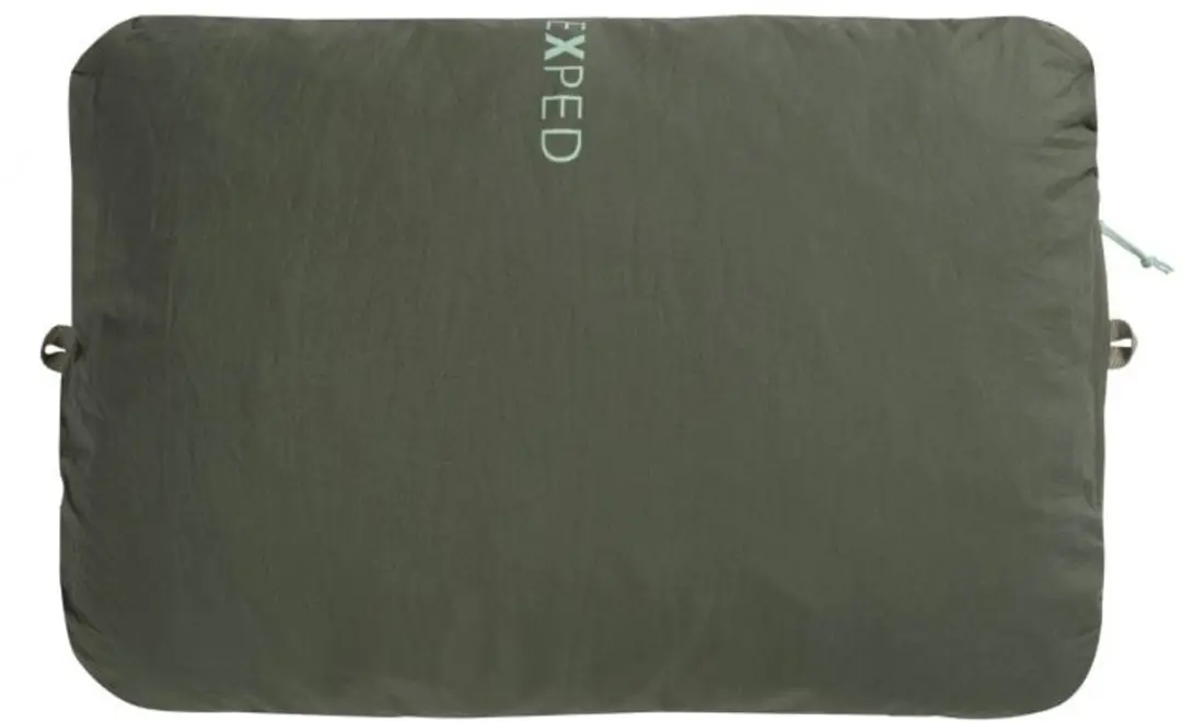 Exped LuxeWool Pillow Kussen - Bruingroen - afbeelding 2 van 2