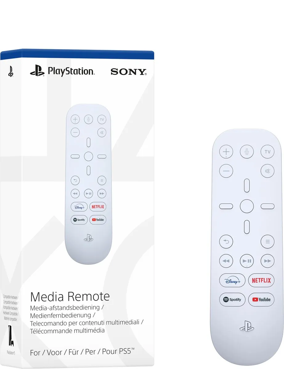Sony PS5 Media afstandsbediening - Wit