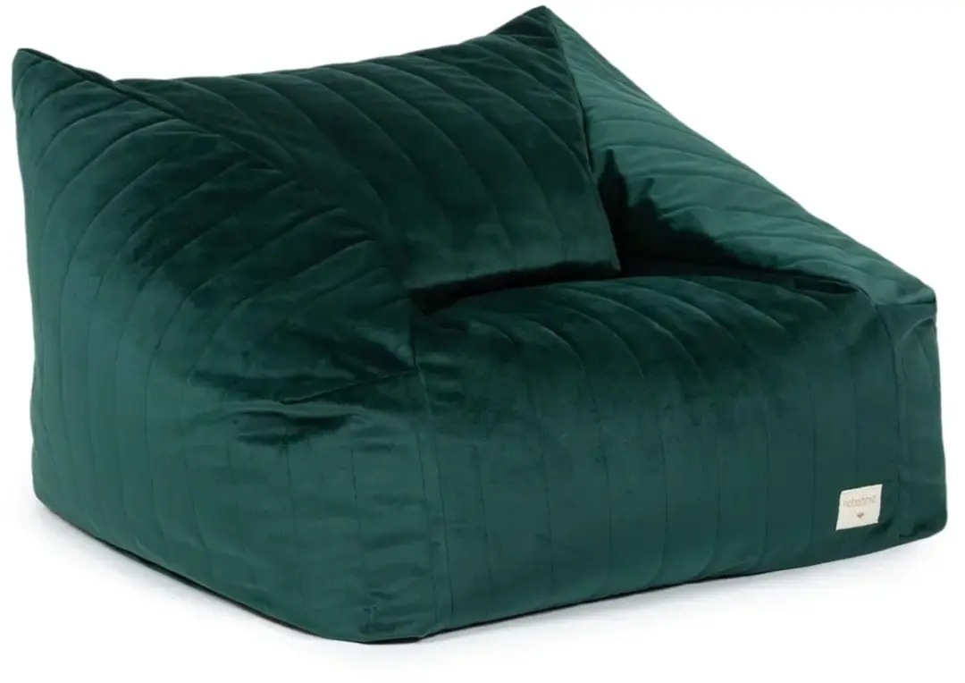 Nobodinoz Chelsea Velvet zitzak Jungle Green