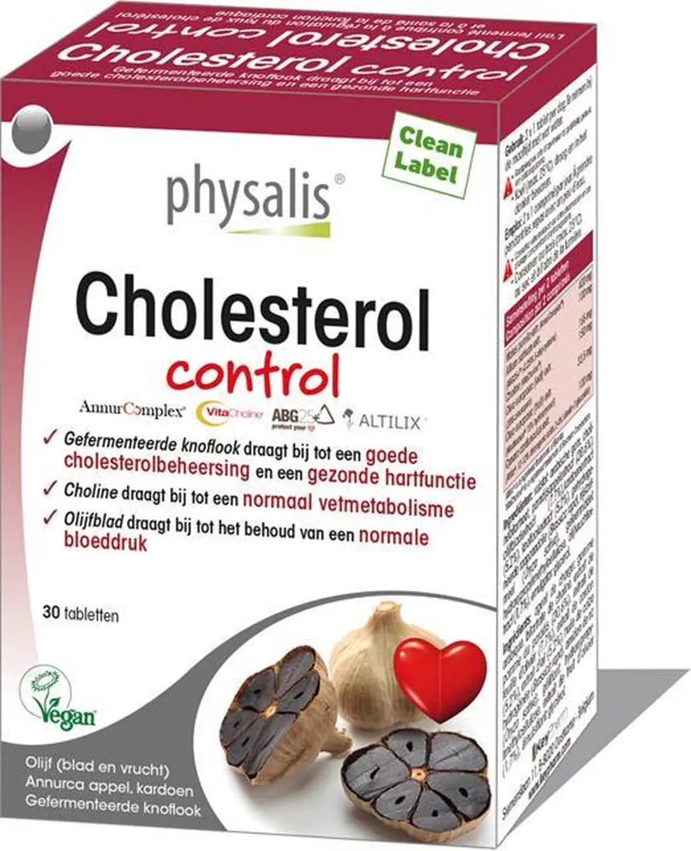 Physalis Cholesterol Control 30 Tabletten - afbeelding 3 van 3