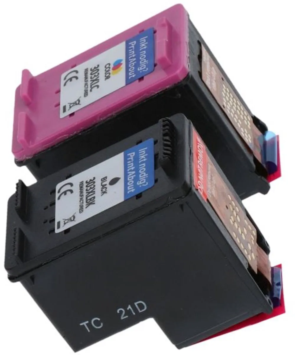 PrintAbout HP 303 Voordeelbundel - 4 Cartridges - 1.950 Pagina's