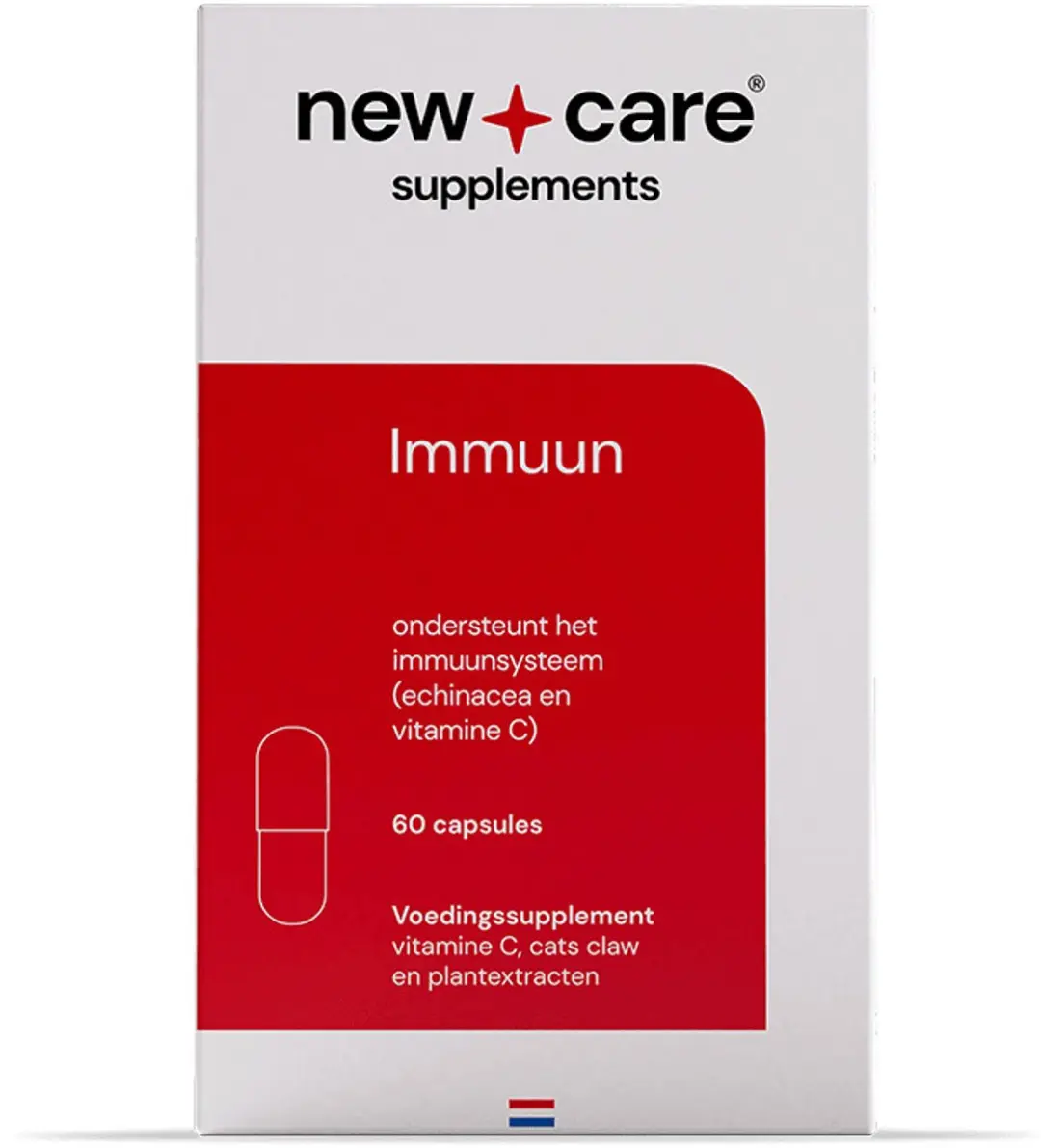 New Care Immuun Echinacea 60 Capsules - Vegan