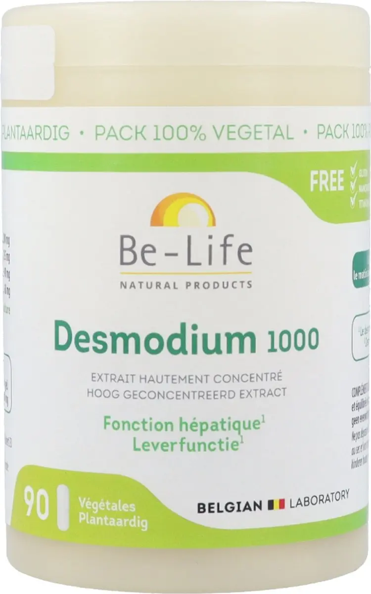 Be-Life Desmodium 1000 90 Softgels - afbeelding 2 van 6
