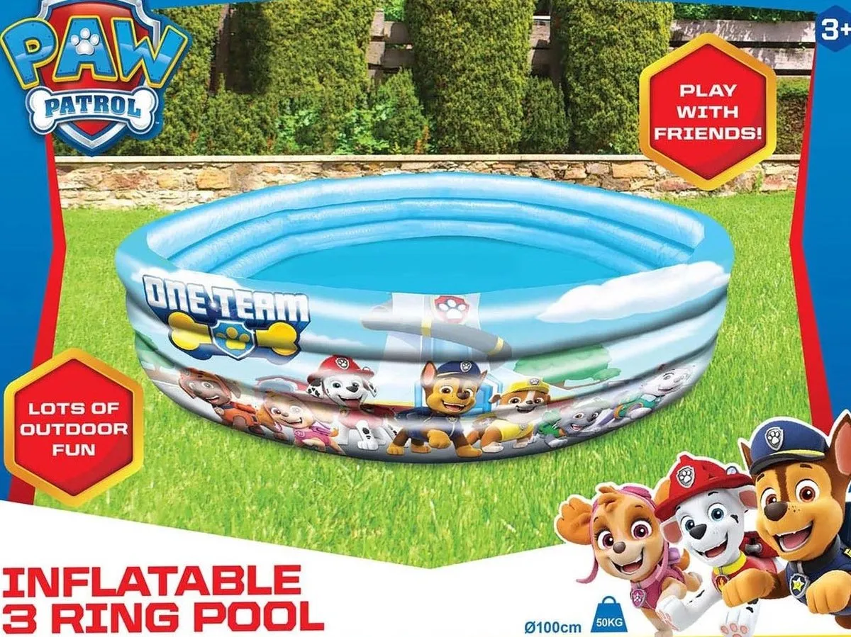 Nickelodeon Paw Patrol 3 Ring Zwembad 100cm