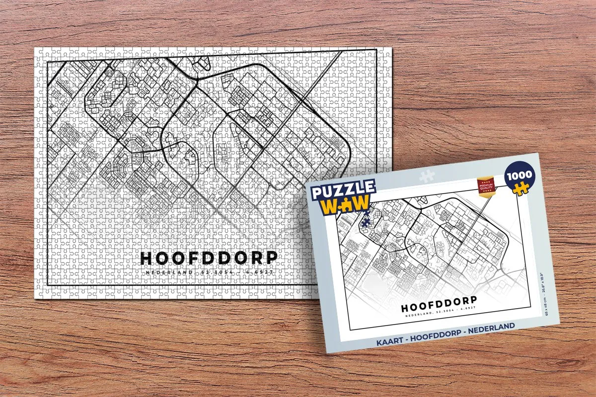 PuzzleWow Legpuzzel 1000 Stuks - Multicolor