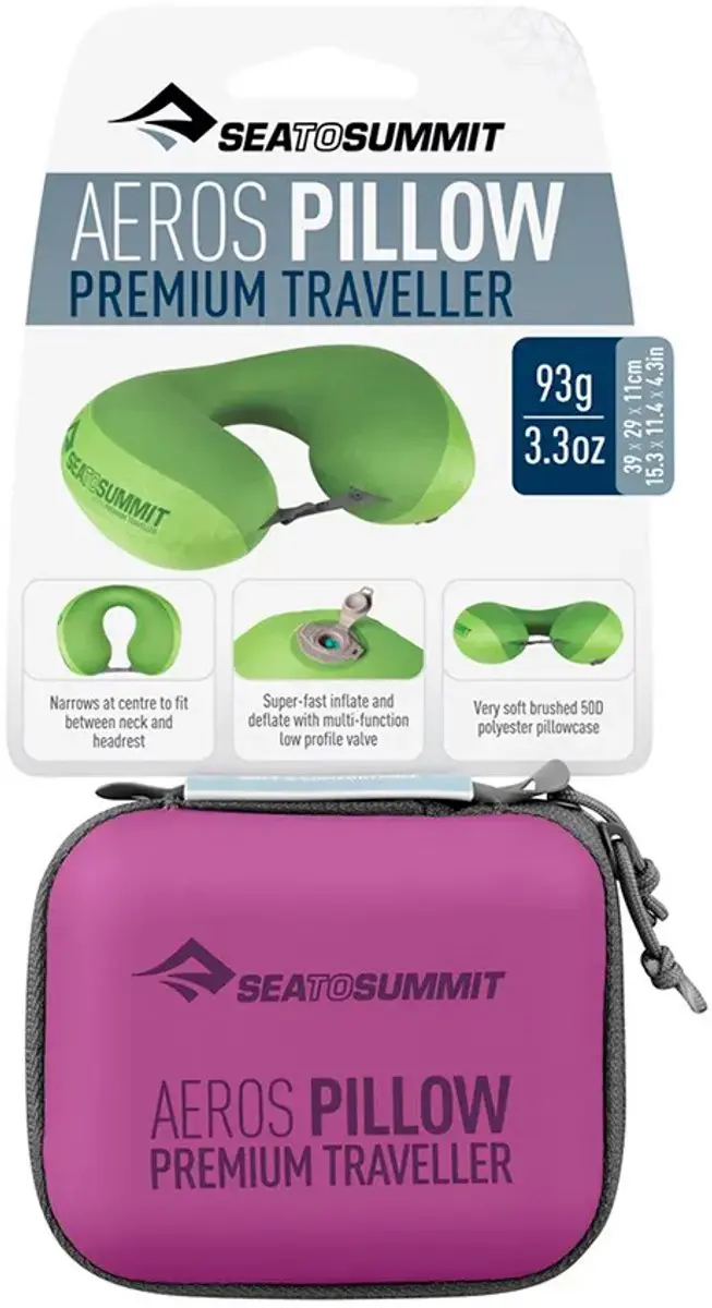Sea to Summit Aeros Premium Traveller Pillow - Magenta