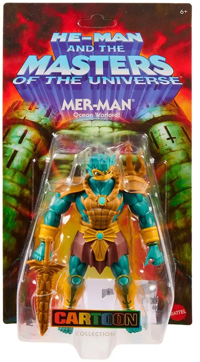 Mattel Masters of the Universe Origins Mer-Man Action Figuur - MATTJHK02 - Multi - afbeelding 2 van 6