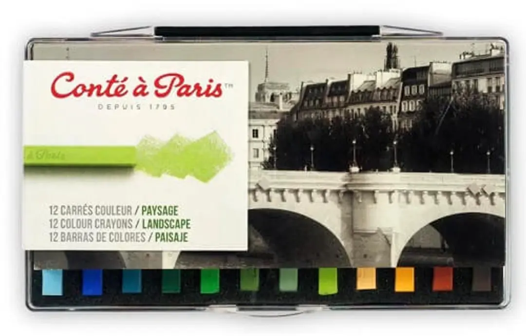 Conté à Paris Sketching Pastelkrijt Set Landscape