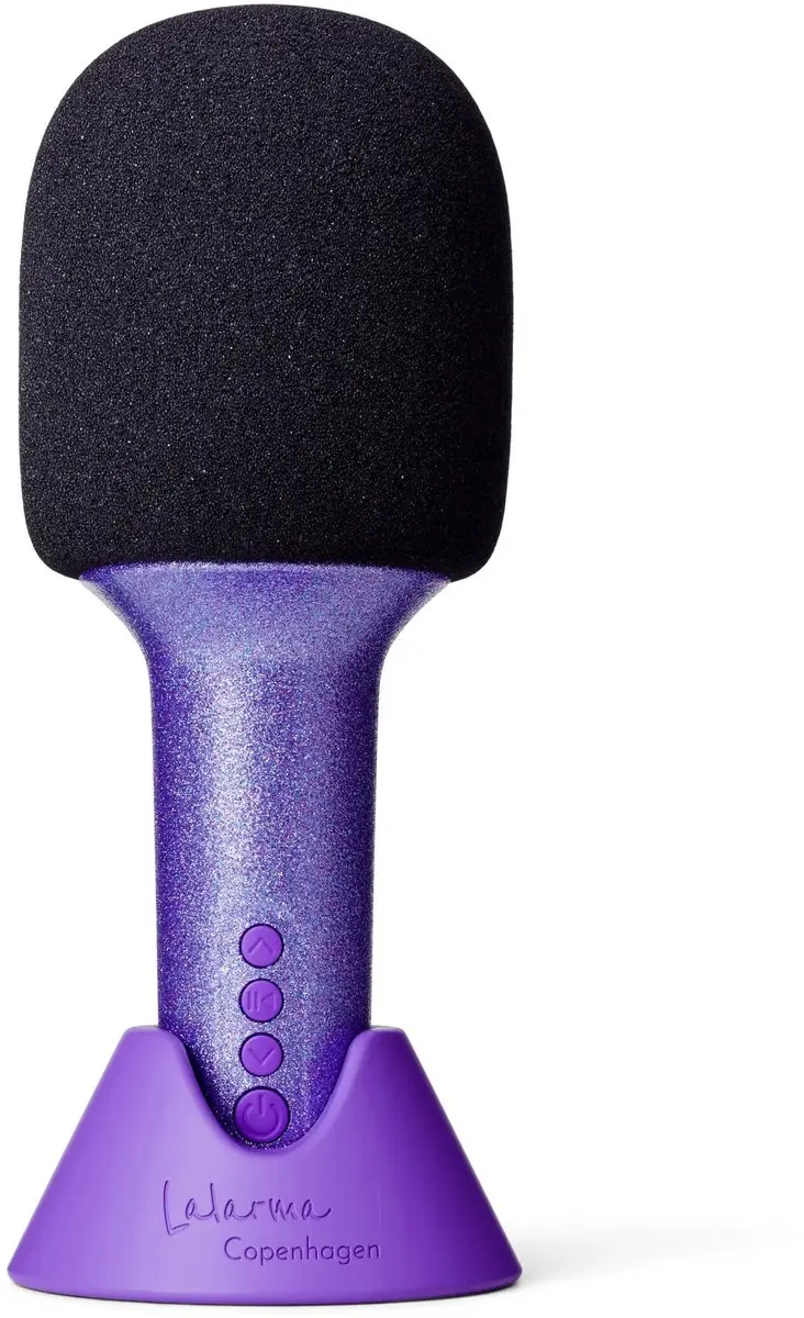 Konges Sløjd Lalarma Glitter Microfoon - Paars - afbeelding 5 van 6