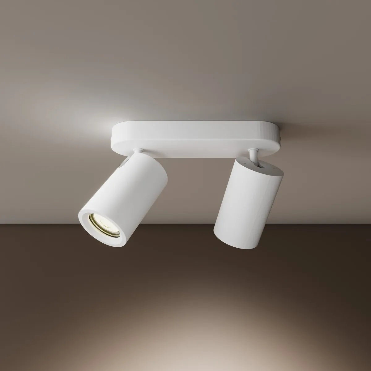 Ledvion LED Plafondspot 2x5W 6500K GU10 - Wit - afbeelding 6 van 6