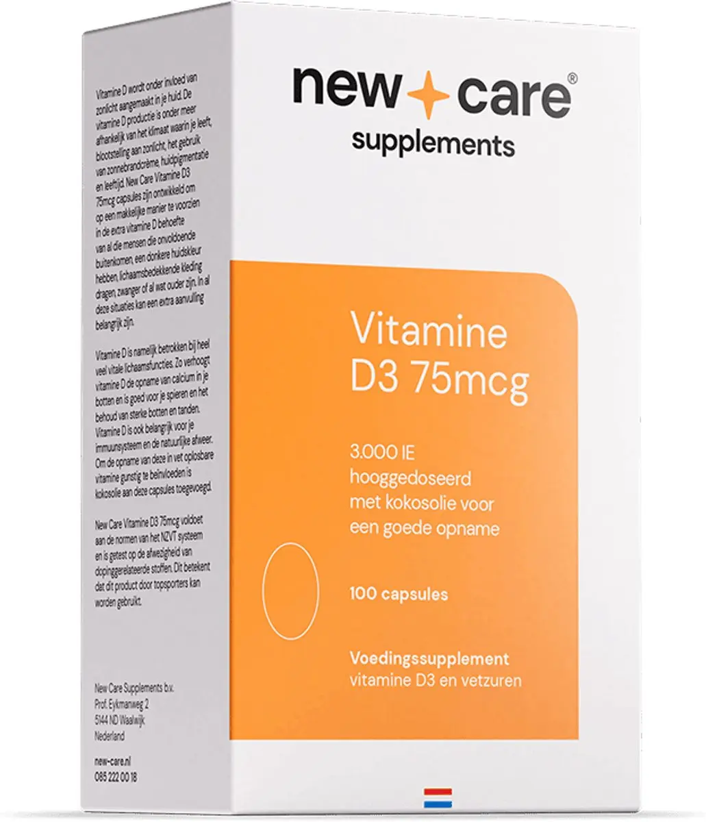 New Care Vitamine D3 75mcg