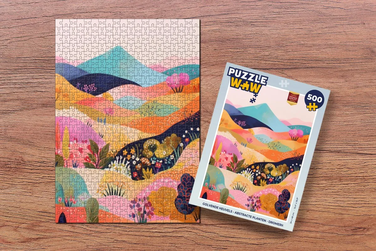 PuzzleWow Golvende Heuvels Legpuzzel 500 Stuks - MPN 8721414230761