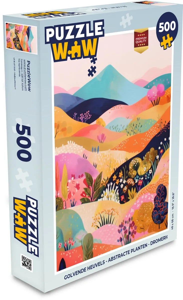 PuzzleWow Golvende Heuvels Legpuzzel 500 Stuks - MPN 8721414230761