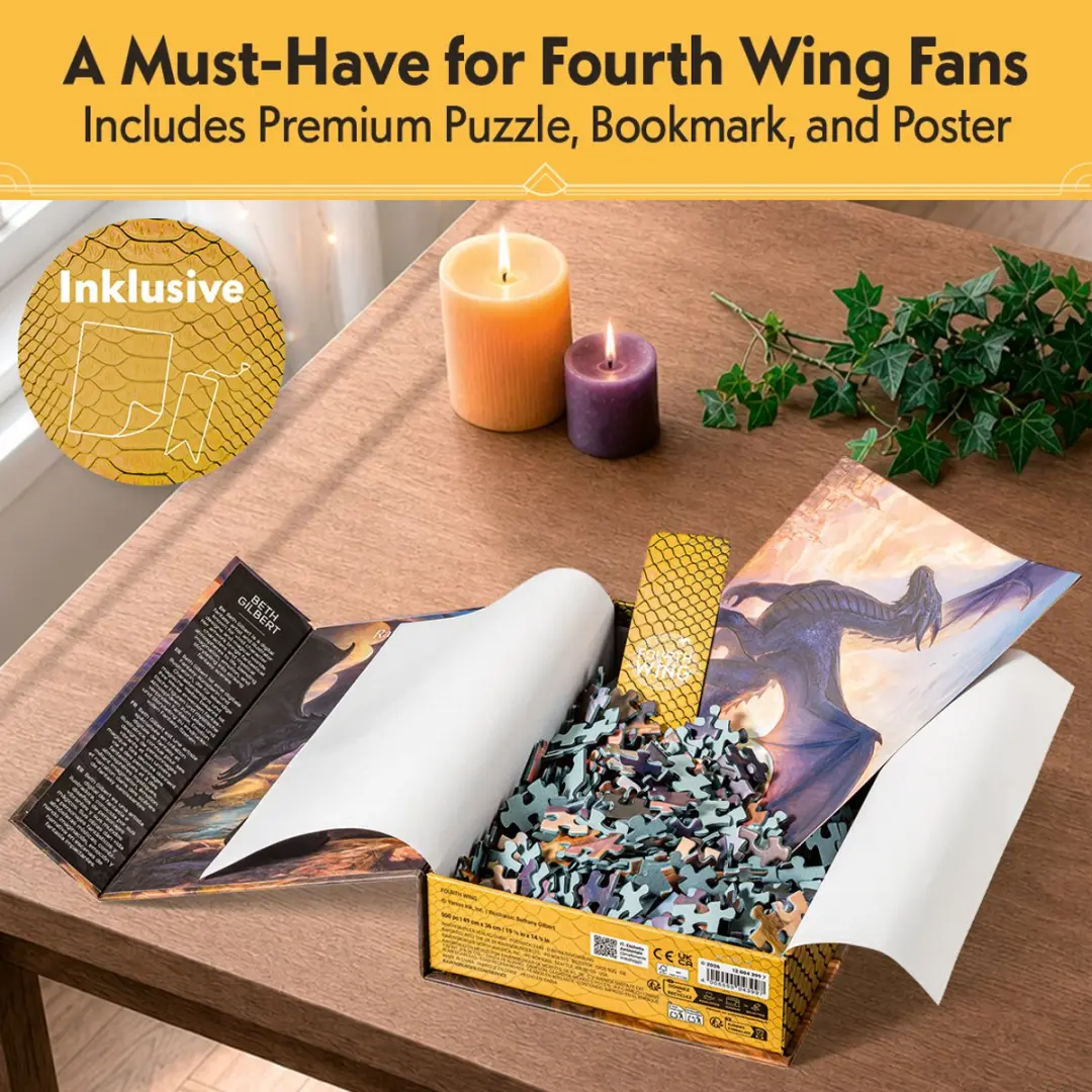 Ravensburger Fourth Wing Legpuzzel 500 Stukjes - afbeelding 6 van 6