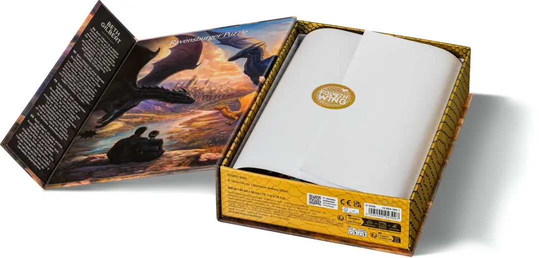 Ravensburger Fourth Wing Legpuzzel 500 Stukjes - afbeelding 3 van 6