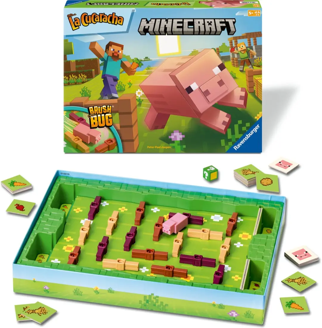 Ravensburger Minecraft La Cucaracha Actiespel - 2-4 Spelers - afbeelding 3 van 4