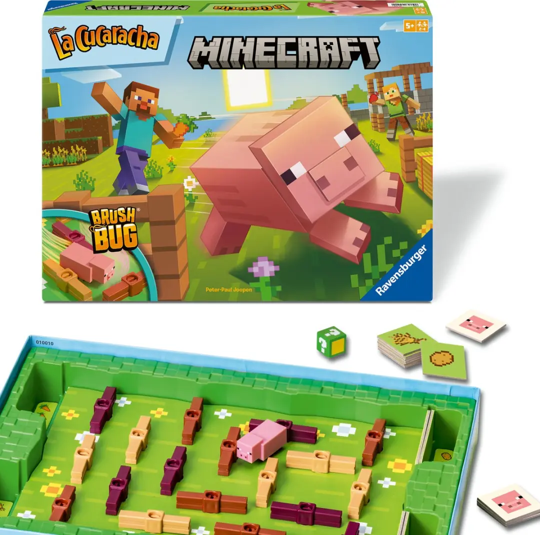 Ravensburger Minecraft La Cucaracha Actiespel - 2-4 Spelers - afbeelding 2 van 4