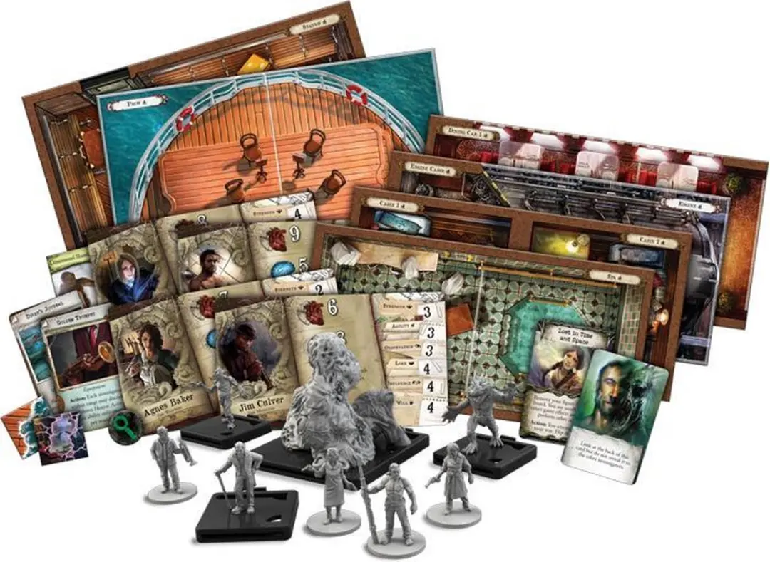 Fantasy Flight Games Mansions of Madness 2e Horrific Journeys Bordspel - 5 Spelers - afbeelding 3 van 5