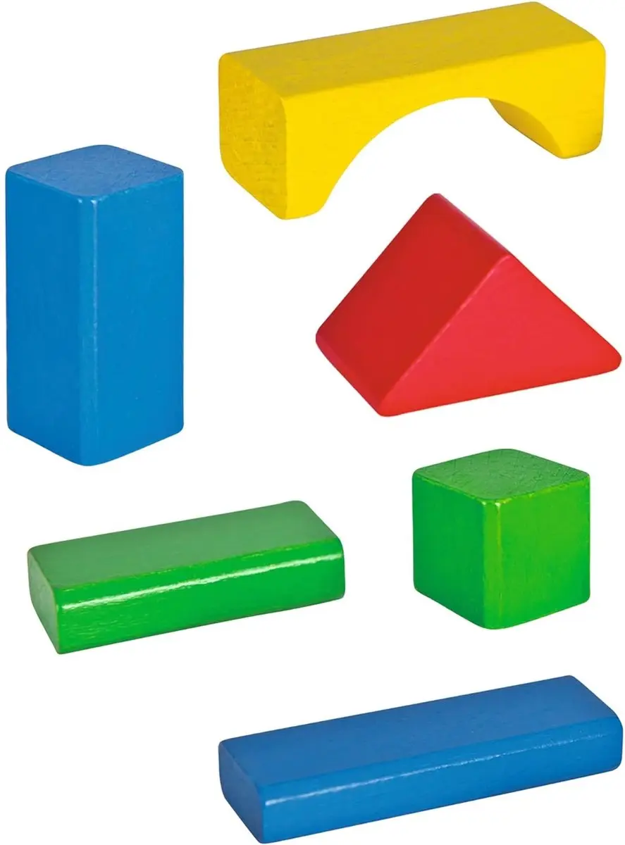 Eichhorn Houten Blokken 100-delig - 100 Stuks - Meerkleurig - afbeelding 5 van 6