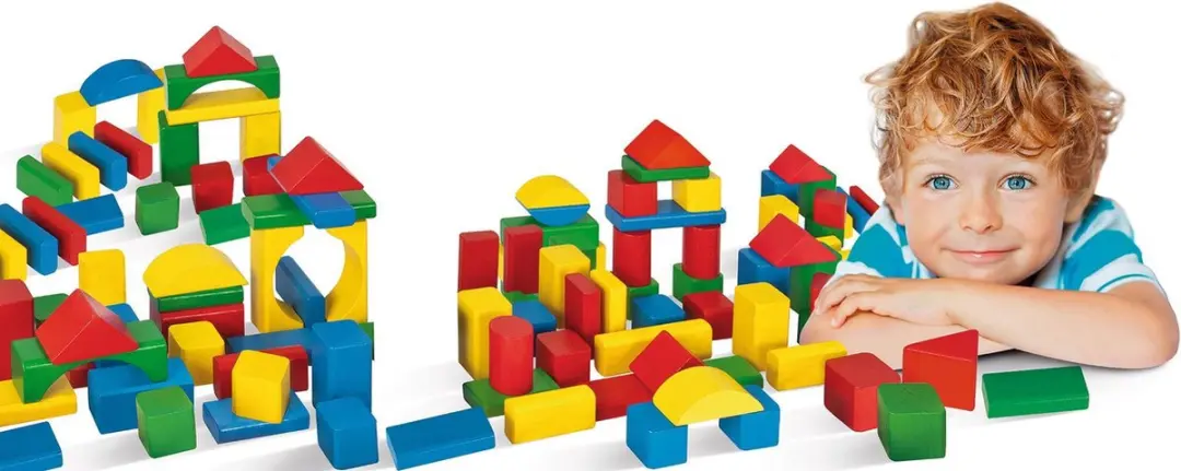 Eichhorn Houten Blokken 100-delig - 100 Stuks - Meerkleurig - afbeelding 4 van 6