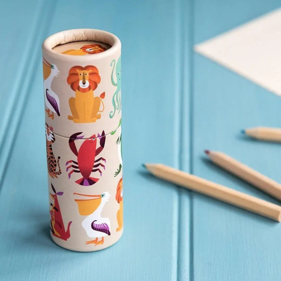 Rex London Colourful Creatures Kleurpotloden - 12 Stuks