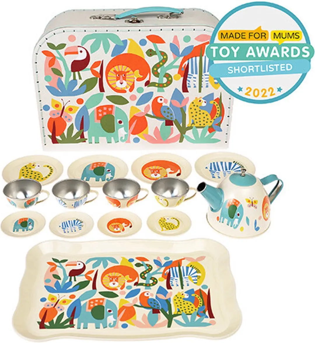Rex london theeservies met koffer wild wonders