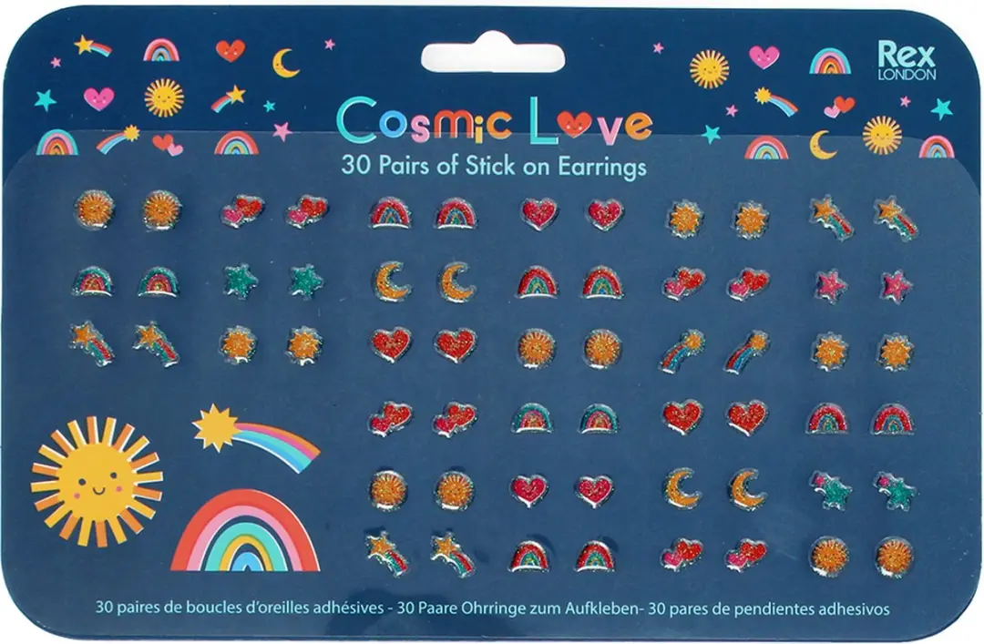 Rex London Cosmic Love Plakoorbellen
