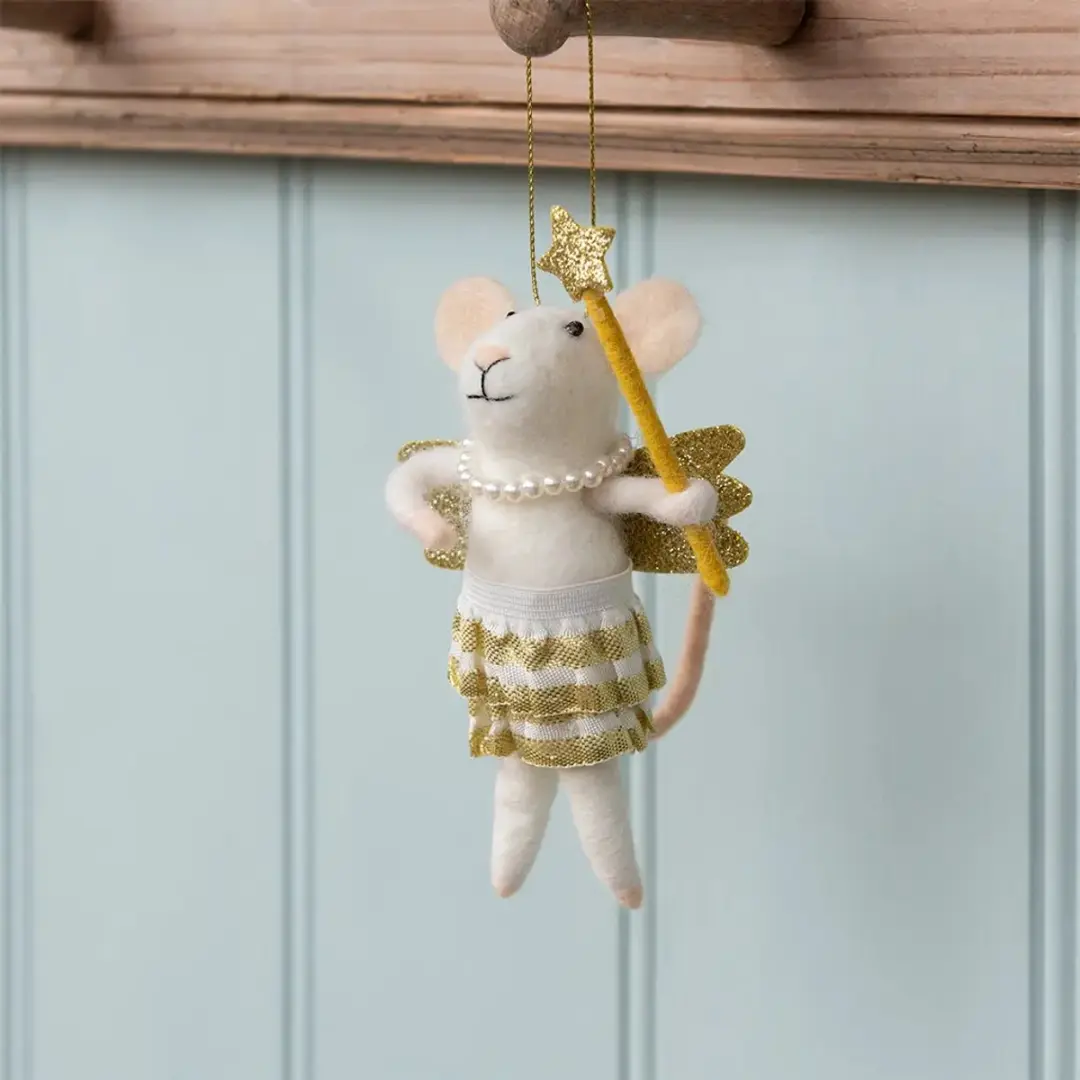 Rex London Fairy Hangende Decoratie - Wit/Goud