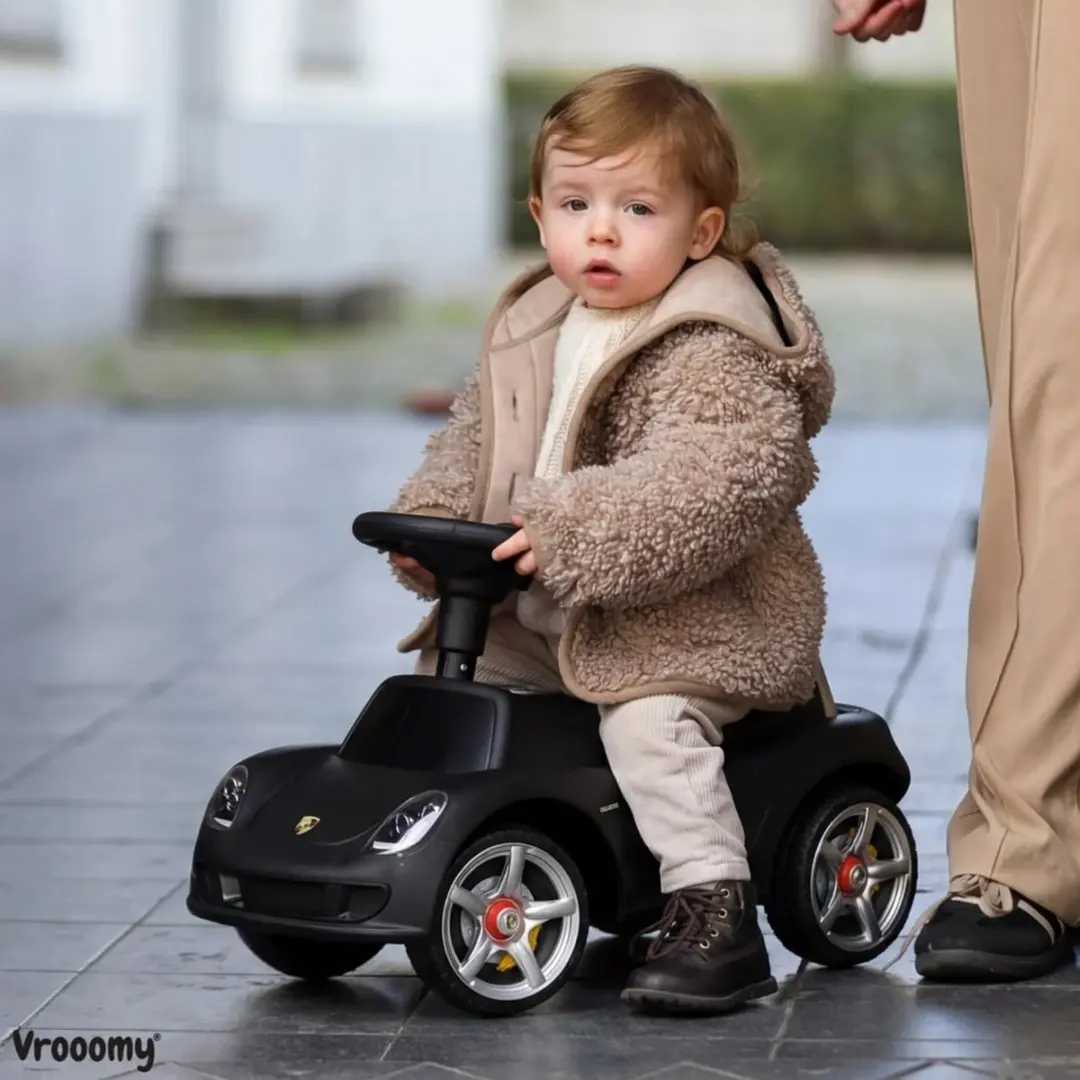 Vrooomy Porsche Carrera GT Loopauto - Zwart - afbeelding 2 van 6