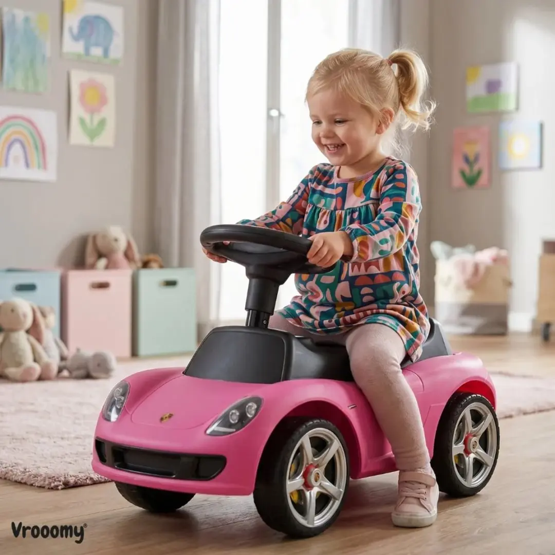 Vrooomy Porsche Carrera GT Loopauto - Roze - afbeelding 2 van 6