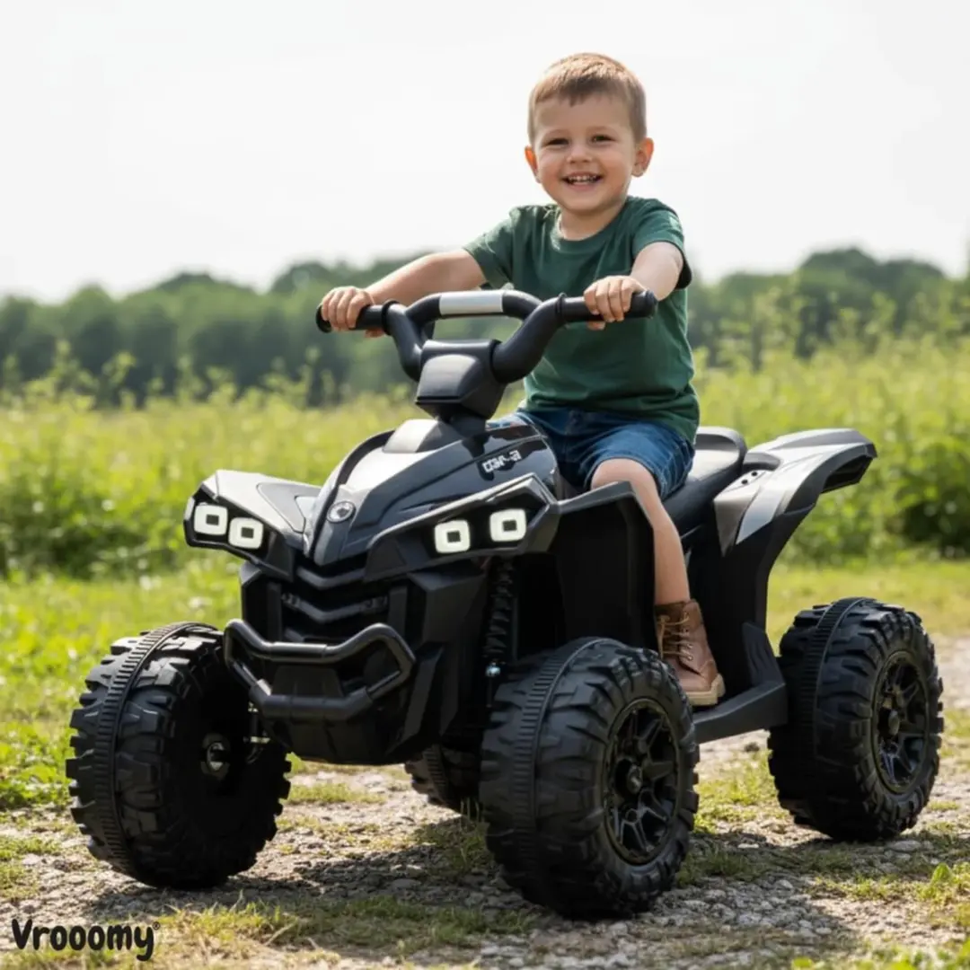Vrooomy XC-Sport Elektrische Quad 12V - Zwart - afbeelding 5 van 6