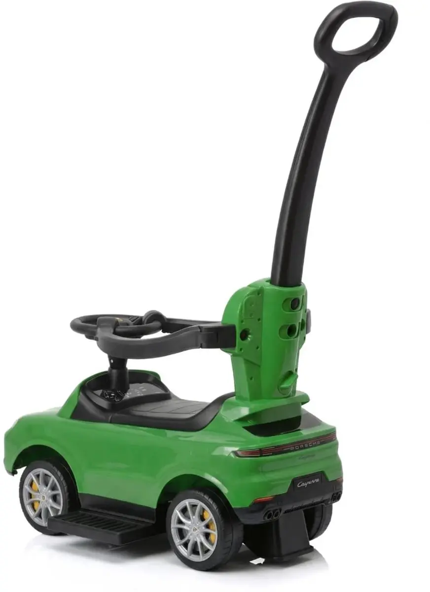 Vrooomy Porsche Cayenne 3-in-1 Loopauto - Groen - afbeelding 3 van 6