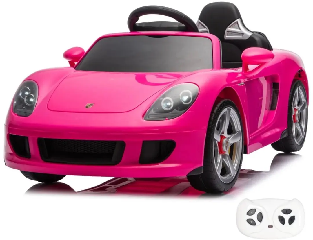Vrooomy Porsche Carrera GT 12V Kinderauto Roze