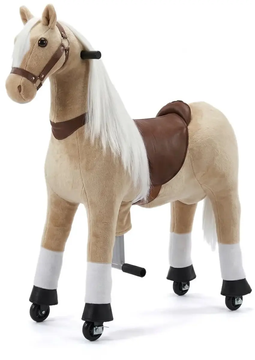 Vrooomy Mechanisch Speelgoed Paard XS Beige