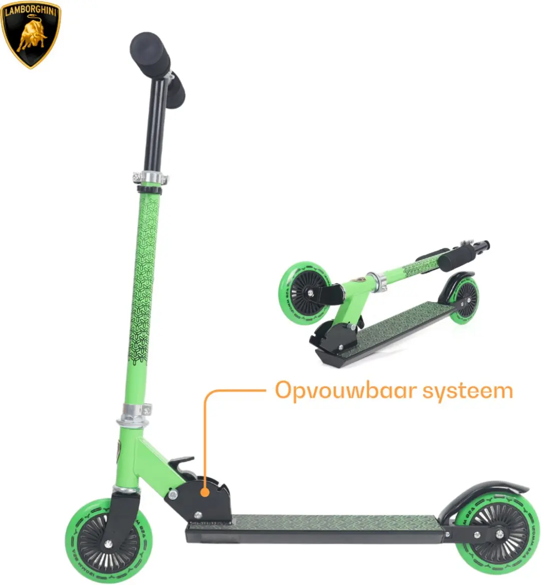 Vrooomy Lamborghini Kinderstep Groen - 120mm - afbeelding 6 van 6
