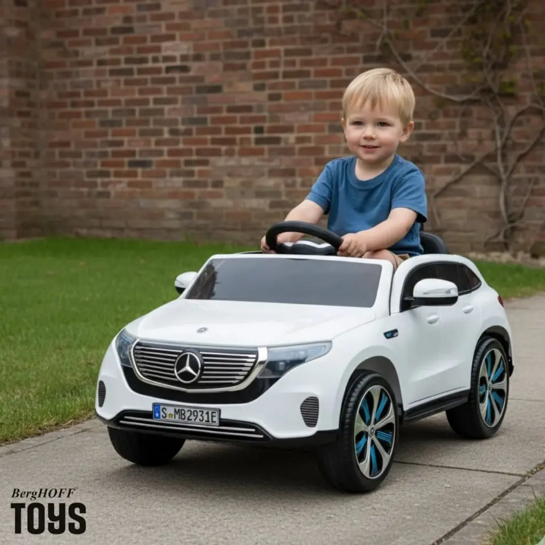 Vrooomy Mercedes EQC400 12V Kinderauto - Wit - afbeelding 4 van 6