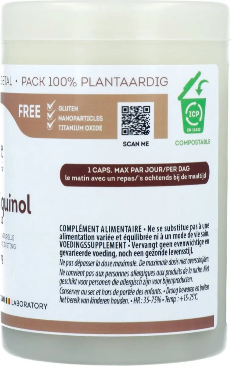 Be-Life Co-Q10 Ubiquinol 30 Capsules - afbeelding 2 van 6