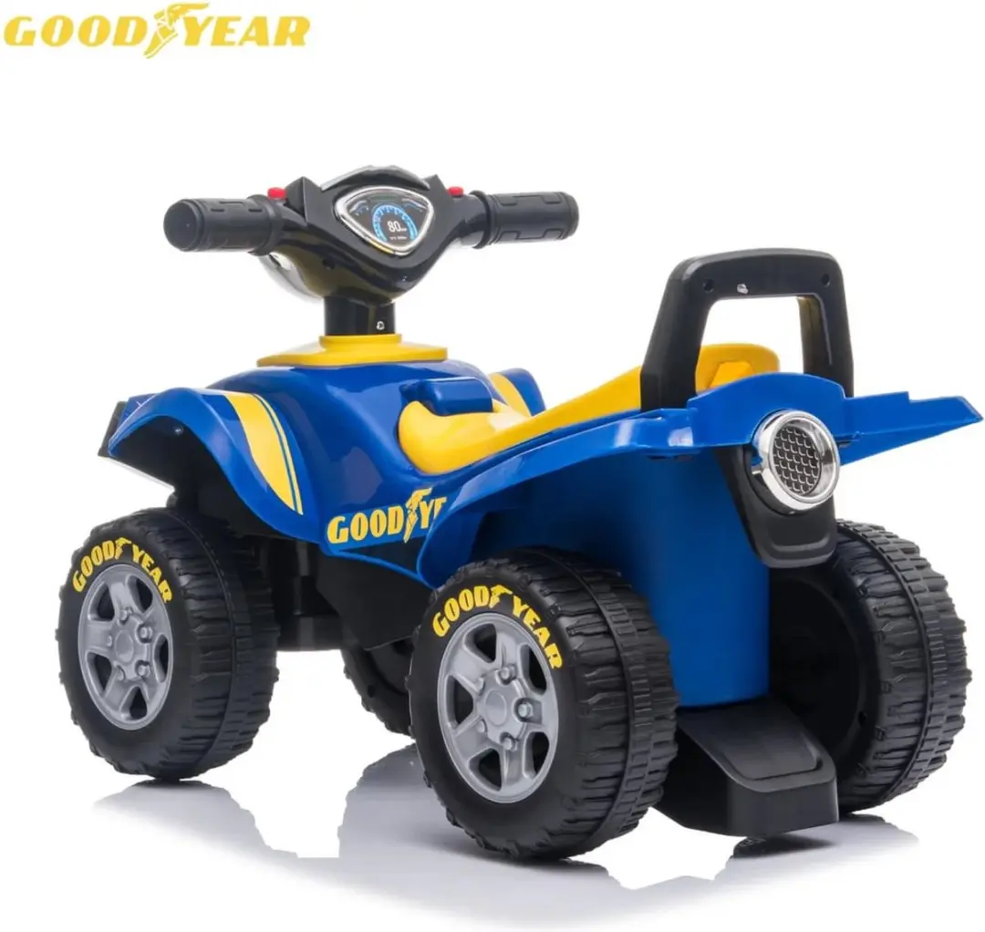 Vrooomy Goodyear Loopauto ATV Blauw - MPN 5100487 - afbeelding 6 van 6