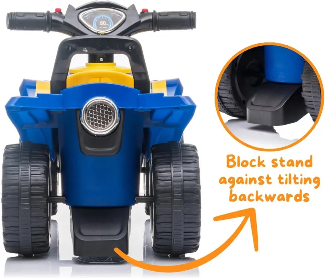 Vrooomy Goodyear Loopauto ATV Blauw - MPN 5100487 - afbeelding 5 van 6