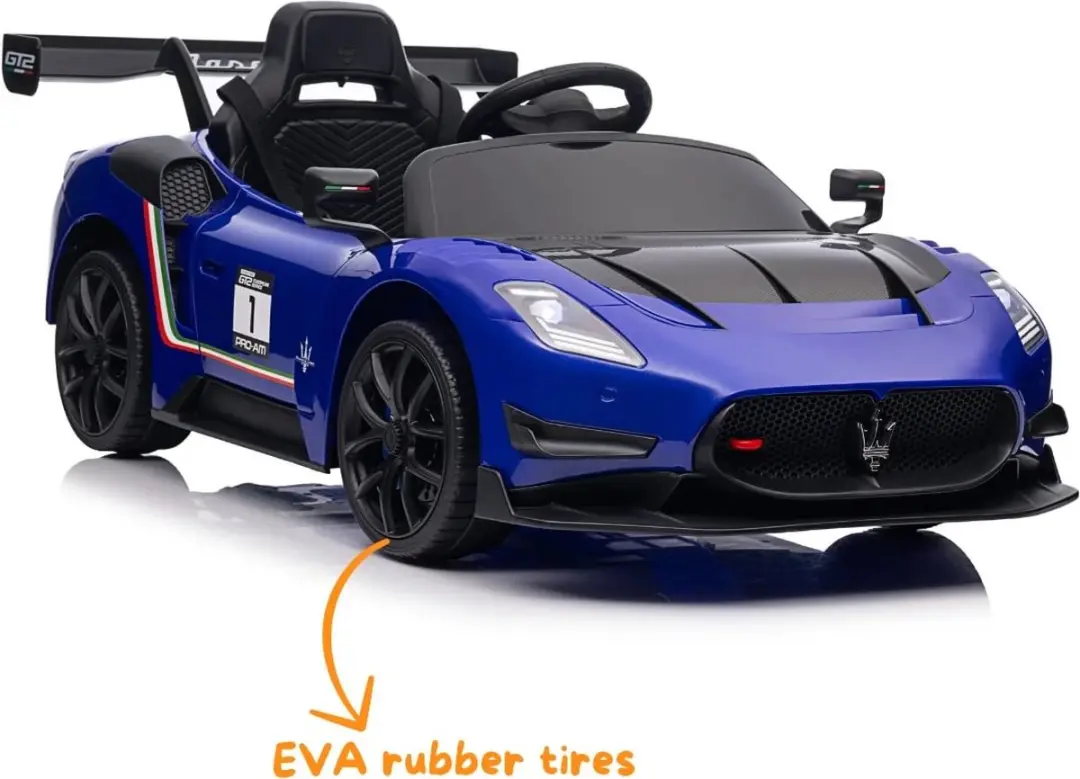 Vrooomy Maserati MC20 GT2 12V Kinderauto Blauw - afbeelding 5 van 6