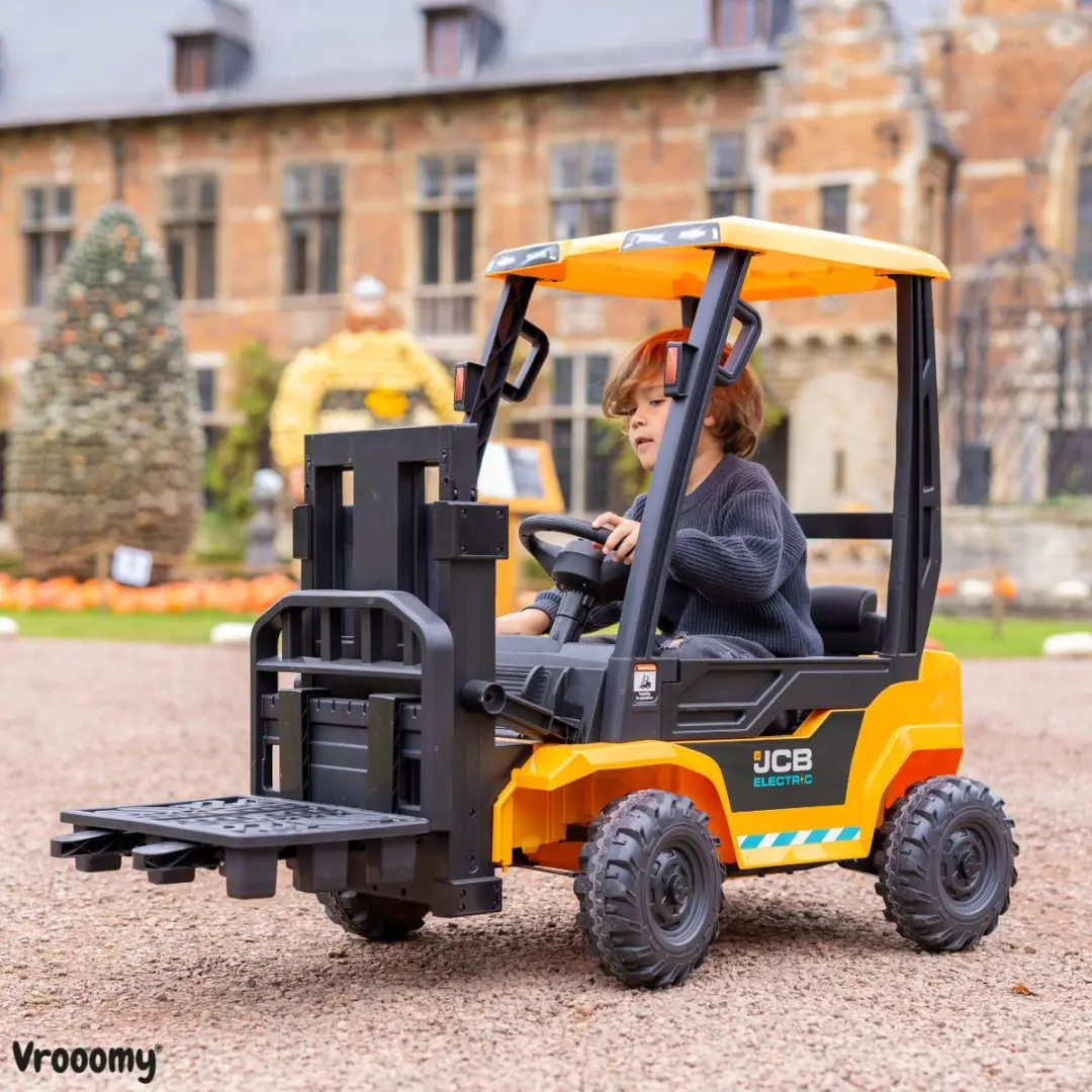 Vrooomy JCB 926-4 Heftruck 12V Geel - afbeelding 5 van 6