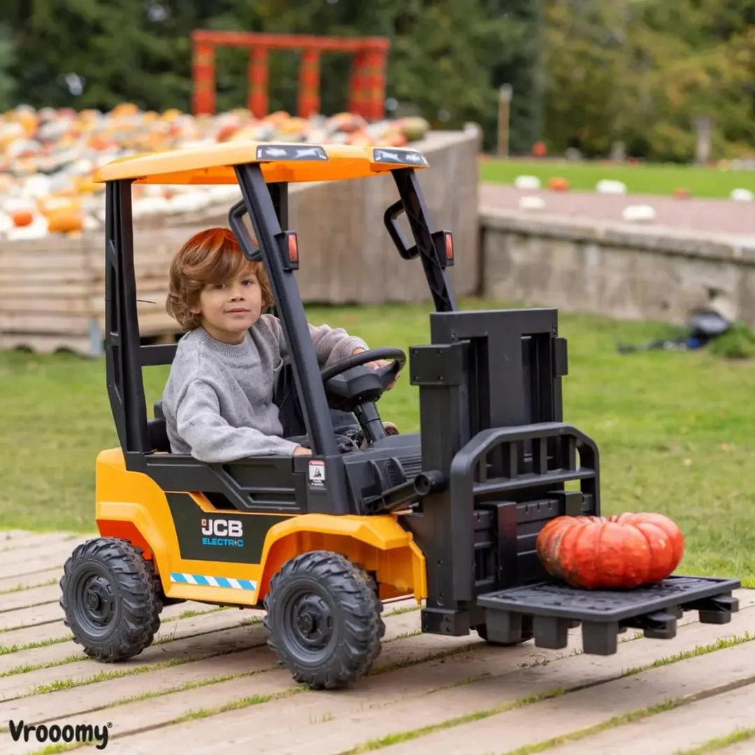 Vrooomy JCB 926-4 Heftruck 12V Geel - afbeelding 4 van 6