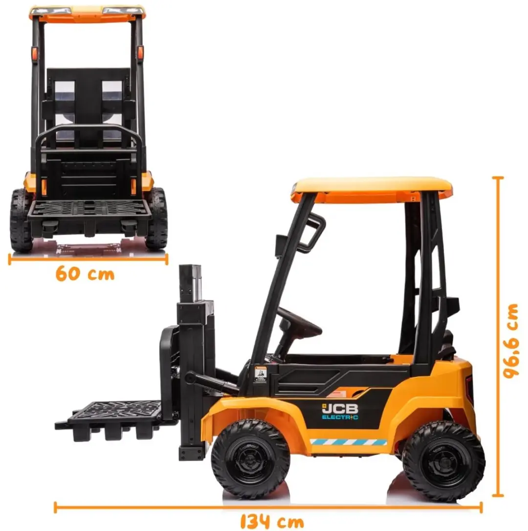 Vrooomy JCB 926-4 Heftruck 12V Geel - afbeelding 2 van 6
