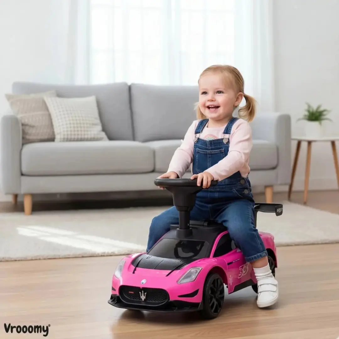 Vrooomy Maserati GT2 Loopauto - Roze - afbeelding 2 van 6