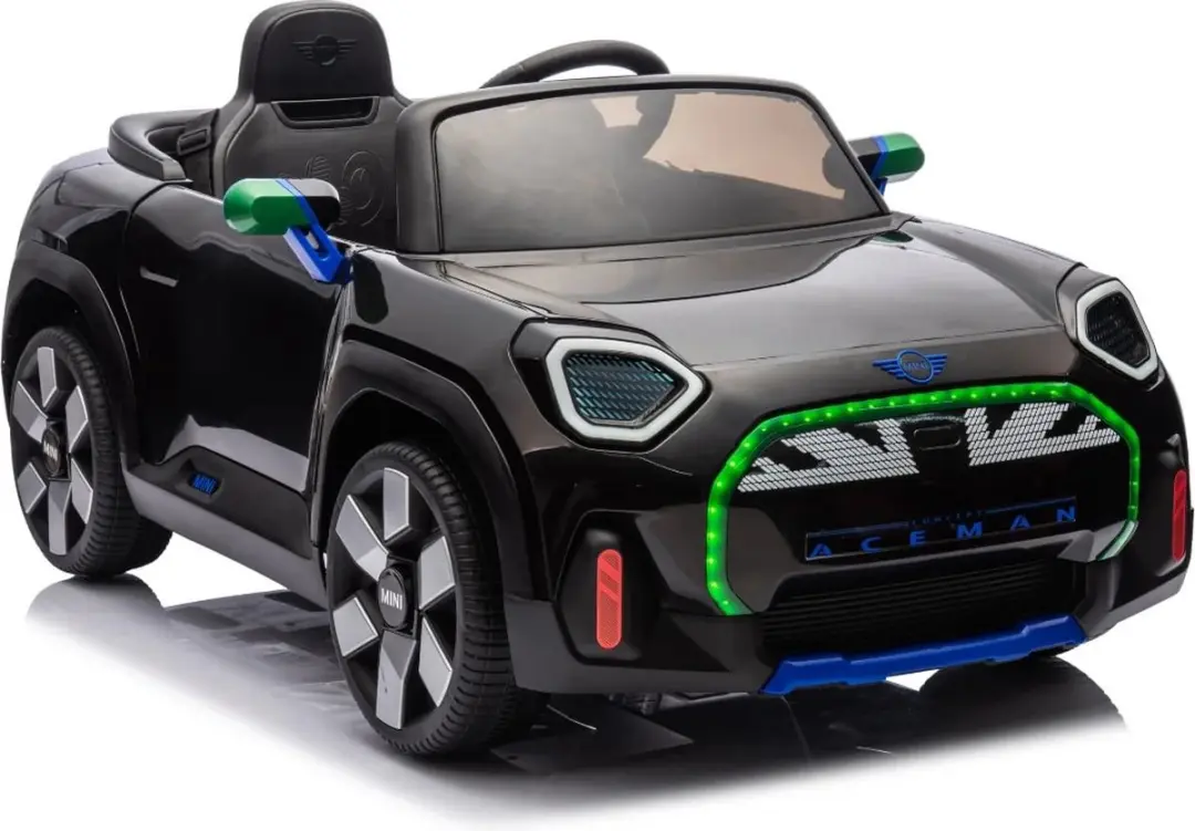 Vrooomy MINI Aceman Concept 12V Kinderauto - Zwart - afbeelding 5 van 6