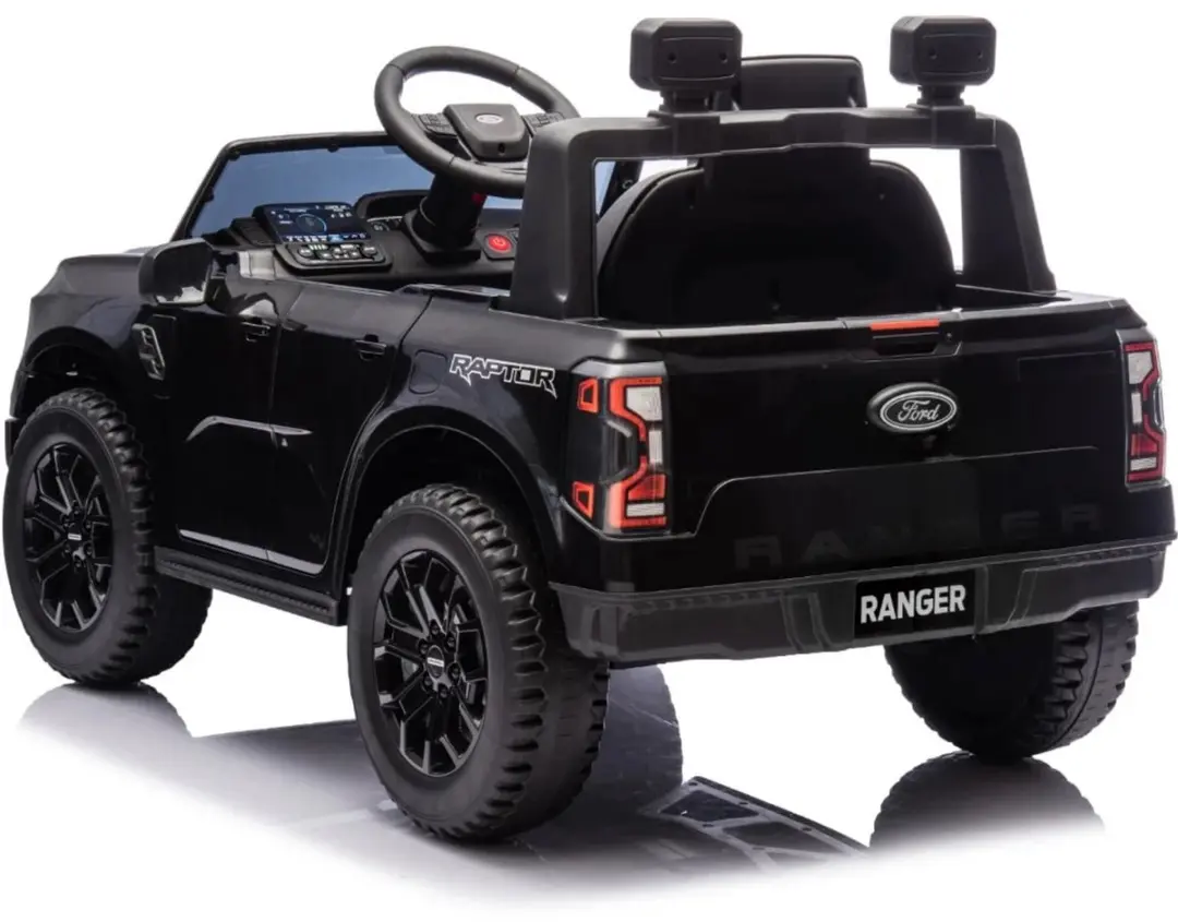 Vrooomy Ford Raptor 12V Kinderauto - Zwart - afbeelding 6 van 6