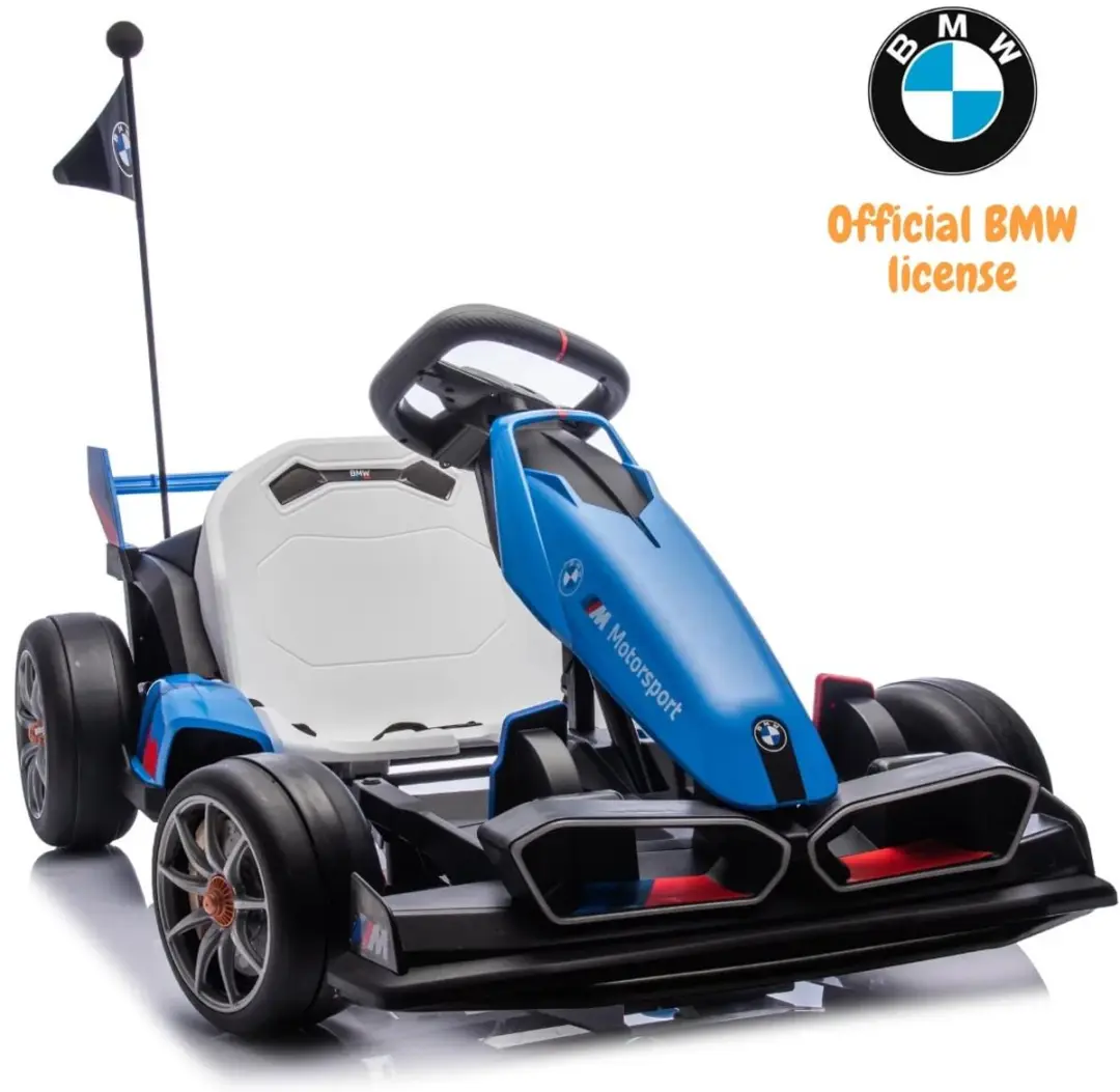 Vrooomy BMW M-Stijl Elektrische Go-Kart 24V - Blauw - afbeelding 3 van 6